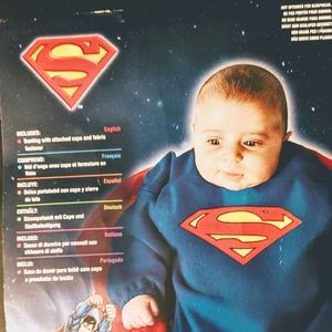 NWT Baby Superman Costume Halloween Photo Prop